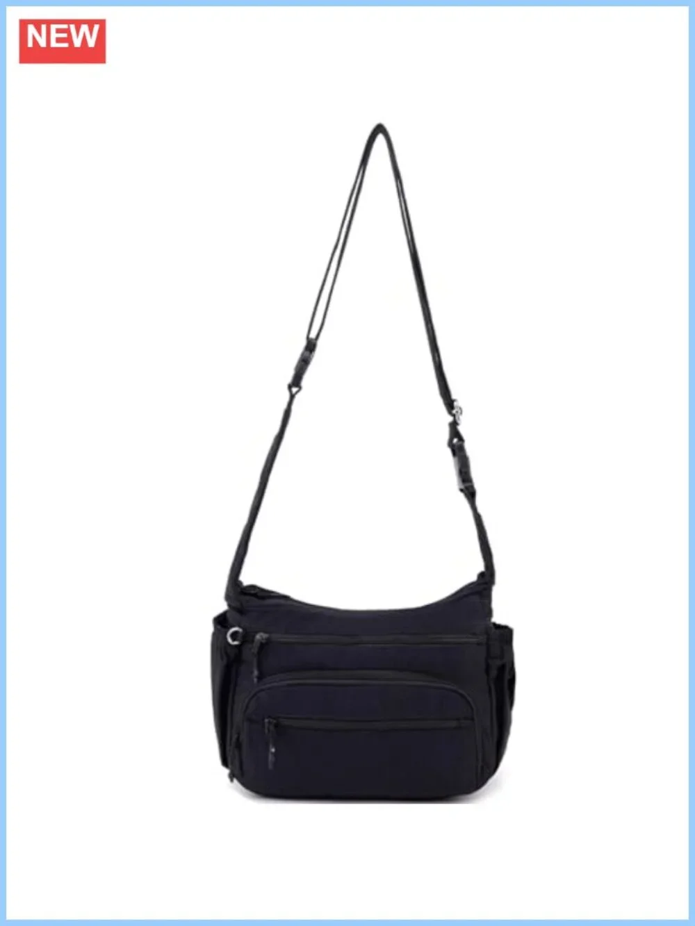 Trendy Nylon Crossbody Bag for Women Travel Shoulder Handbag Purse with